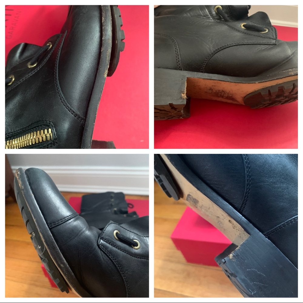 Kardashian Fave Valentino Leather Moto Boot 39.5 - Picture 4 of 8